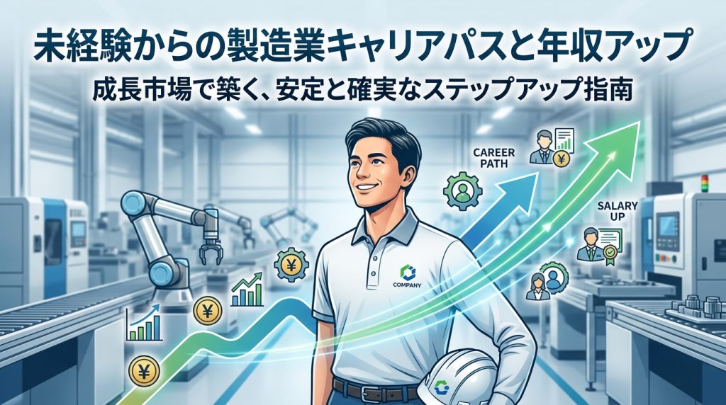 未経験からの製造業キャリアパスと年収アップ